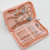 Juego de Manicura y Pedicura de Acero Inoxidable de Alta Calidad, Grado A+, Color Personalizado, Cortaúñas, Precio Bajo, Kits de Elección para Mujeres, Personalizado