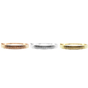 Oem Jewellery Reliable High Quality 18k <b>Solid</b> Yellow <b>Gold</b> Natural Diamond Round Brilliant Cut Figure 8 Lock <b>Bangle</b> Classic Women - Product Image 4