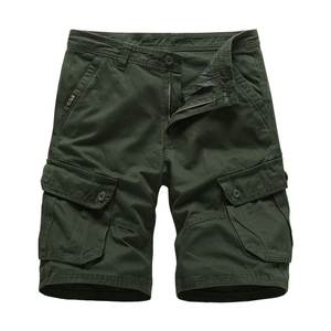 Wholesale <b>Men's</b> Cotton Chino <b>Shorts</b> Fashionable Knee-Length Summer Outdoor Wear with Solid Pattern Customizable OEM Service - Product Image 4