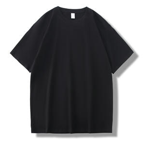 Camiseta para hombre personalizada de gran tamaño multicolor holgada en blanco camiseta informal de verano 250 gramos de algodón Boxy Fit camiseta recortada para hombre - Product Image 3