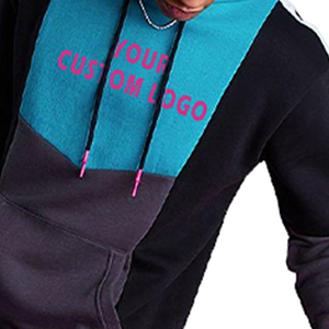 Vente en gros de costume d'hiver 100% coton pour hommes, pull-over à capuche uni de haute qualité avec poche, ensemble de 2 pièces techniques imprimées - Product Image 4