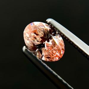 0.35 Ct Oval Shape Cut Pink Lab Grown Diamond Loose for Engagement Ring F Color VS Clarity Loose Diamond for <b>Jewelry</b> Making - Product Image 4