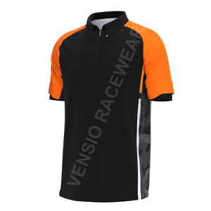 Polos cortos transpirables de secado rápido de poliéster para hombre al por mayor, diseño inspirado en mountainbike, ropa deportiva para motocicleta, Pit - Product Image 1