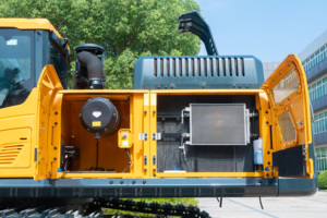 รถขุดตีนตะขาบ HX405L ขนาด 40 ตัน ระบบไฮดรอลิกเต็มรูปแบบ พร้อมเครื่องยนต์ PLC กำลัง 254 กิโลวัตต์ ชุดเกียร์พร้อมลูกปืน รับประกัน 1 ปี สำหรับงานก่อสร้าง - Product Image 5