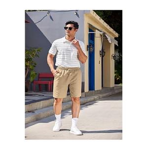 Export Oriented 100% Cotton Fleece Men's <b>Shorts</b> From Bangladesh Solid Color Best Price with Drawstring Closure Cheap Price - Product Image 5