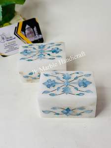 Wholesale Best Price Marble Inlay Work Natural Spot Jewelry <b>Box</b> Customizable Style Durable and Excellent Quality - Product Image 4