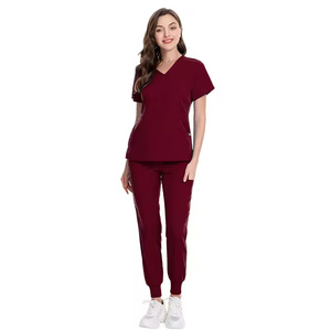 Nuevos Conjuntos de Uniformes de Enfermería de Alta Calidad al por Mayor para Mujer, Uniformes de Enfermera, Uniformes de Hospital de Verano, Uniformes Transpirables - Product Image 1