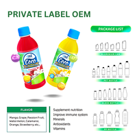 100% Eau de coco pure 300ml Boisson en conserve avec saveur de jus de mangue-Vente en gros de boissons gazeuses-OEM de marque privée