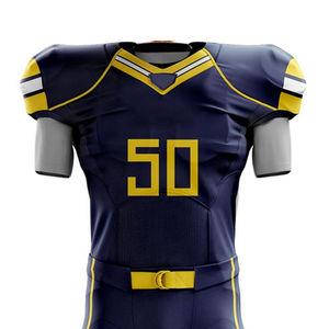 Camiseta de fútbol americano de alta calidad que vende diferentes colores lisos, transpirable, de secado rápido, logotipo personalizado, servicios OEM - Product Image 4