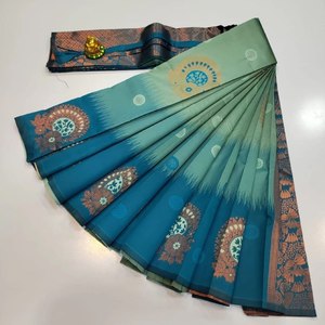 FANCY LIGHT PESO DE SEDA SAREES - Product Image 5