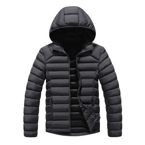 Doudoune hommes décontracté hiver col montant avant Logo élégant coupe-vent imperméable 2025 - Product Image 1