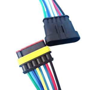 Faisceau de câbles étanche pour automobile, connecteur 6 broches, assemblage de câbles scellés pour applications automobiles et moto - Product Image 4