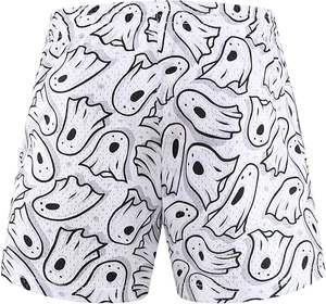 Custom OEM Service High Street Style <b>Men's</b> Gym <b>Shorts</b> Elastic Waist <b>5</b> <b>Inch</b> <b>Inseam</b> Double Layer 100% Polyester Sublimation Mesh - Product Image 2