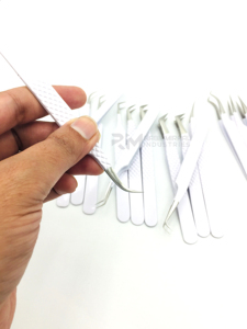 RMI ensemble de pinces à épiler d'extension de cils blancs les plus populaires - Product Image 5