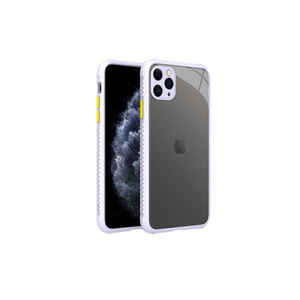 Coque de protection souple en silicone Netzy Premium SAFA Kaff Series Purple pour iPhone 11 Pro Max A53 et 7 Plus - Product Image 1