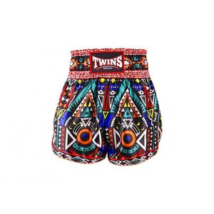Pantalones Cortos de Artes Marciales Gemelos de Alta Calidad Más Vendidos, Combinación Multicolor para Hombre, Estilo Kickboxing, Pantalones Cortos de Combate para Adultos - Product Image 1