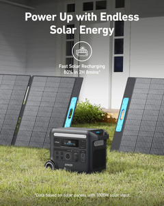 Générateur solaire portable Anker SOLIX F2600 Noir 2560Wh avec panneau solaire 400W - Product Image 5
