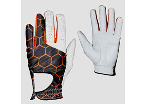 Venta Directa de Fábrica, Diseña Tu Propio Logotipo, Guantes de Golf de Cuero Genuino Suave a Todo Color, Impermeables, con Protección UV, Personalizados para Deportes - Product Image 2