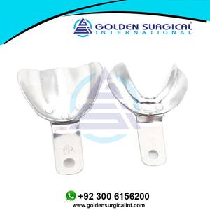 Bandejas de Impresión Dentales de Ortodoncia, de Aleación de Aluminio, Sin Perforaciones, Bandejas de Impresión No Oclusales - Product Image 5
