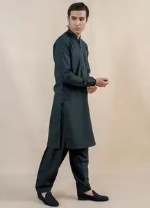 Pakistan Shalwar Kameez Hommes Nouveau Kurta Design Haute Qualité À La Mode Hommes Shalwar Kameez Enfants Shalwar Kameez vente en gros - Product Image 2