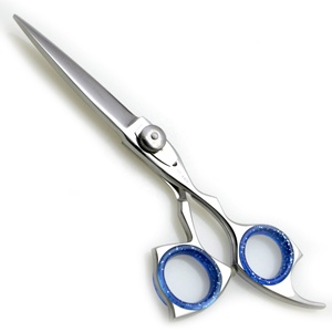 Ciseaux de barbier personnalisés KOUNAIN pour droitiers, en acier inoxydable japonais 440C, à pointe arrondie, pour la coiffure, lames tranchantes comme des rasoirs - Product Image 3