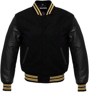 <b>high</b> quality Wool <b>Leather</b> Letterman Jackets Custom Varsity Men's Jackets CollegeBaseballjacket for men - Product Image 6