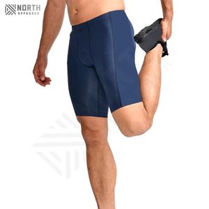 Shorts de course pour hommes, collants de sport pour la salle de sport, collants de compression pour l'entraînement, shorts de sport pour hommes, shorts serrés en nylon et élasthanne pour hommes, été - Product Image 3