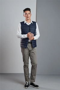 Chaleco acolchado cálido para hombre, chaqueta sin mangas de invierno, calentador de cuerpo ligero, ropa para exteriores - Product Image 2