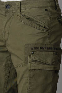 Pantalones Cargo Casuales de Lona con Cintura Elástica Ligera, Bordados, con Múltiples Bolsillos y Diferentes Estilos - Product Image 4
