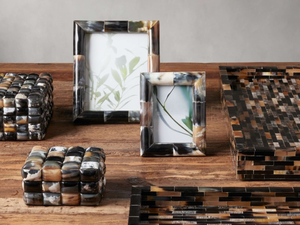 Fancy Horn de alta calidad para marco de fotos | Marco DE FOTOS decorativo hecho a mano para el hogar Oficina Elegante exhibición de pared de mesa - Product Image 3