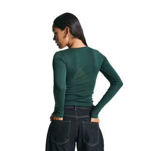 เสื้อยืดครอปท็อปแขนสั้นน่ารัก ระบายอากาศได้ดี เหมาะสำหรับฤดูร้อน ใส่ได้ทั้งชายและหญิง สำหรับนักกีฬา โยคะ ออกกำลังกายกลางแจ้ง สวมใส่สบาย แห้งเร็ว - Product Image 5