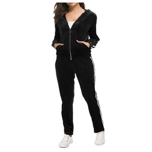Breathable Lightweight Factory Made Women Velvet Tracksuits Winter Wear New Comfy Style Women Velvet Tracksuits - Product Image 2