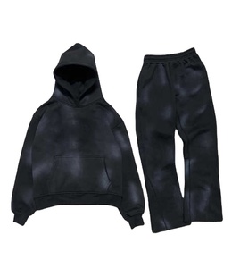 Survêtements unisexe délavés à l'acide Collection hiver Offre Spéciale Pullover Taille élastique Respirant Service OEM 2026 - Product Image 1