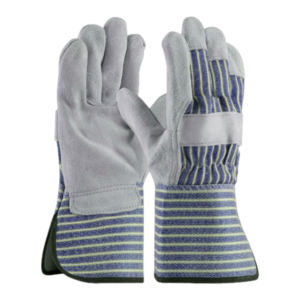 ถุงมือนิรภัยหนังวัวแบบแยกป้องกันมือทนทานงานก่อสร้างสำหรับงานหนัก - Product Image 5