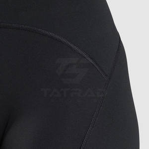 Leggings de Alta Calidad para Mujer, Logotipo Personalizado, Diseño Sólido, Cintura Alta, Pantalones de Spandex/Nailon, Secado Rápido, Transpirables - Product Image 6