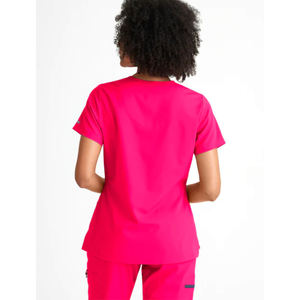 Venta caliente Enfermera de las mujeres Scrubs Hospital Uniformes médicos Set Antiarrugas Lavable Soft Top Jogger Enfermería Scrubs - Product Image 2