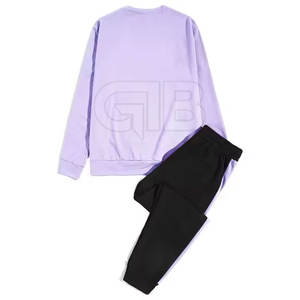 Costumes de survêtement pour hommes de haute qualité Top vente 100% coton ensembles Durable léger et respirant pour la saison d'automne Style solide - Product Image 4