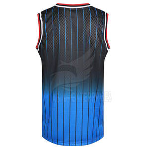 Nueva llegada Ropa deportiva Logotipo personalizado Impreso 100% Tela de poliéster Mejor precio Camiseta de baloncesto - Product Image 2