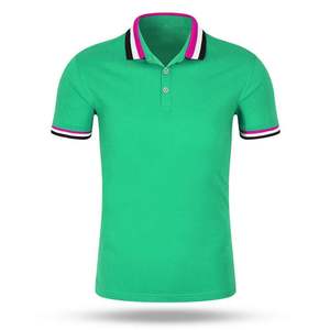 Algodón de alta calidad para hombres para camisetas de polo OEM 100% algodón de secado rápido para hombres de talla grande camisetas de polo para hombres con logotipo personalizado - Product Image 2
