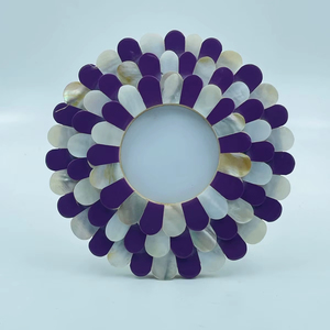 Three-Layer Unique Axiom <b>Mother</b> of Pearl Vintage Photo Frame with Customizable Color & Logo Eco-Friendly Wall Art Home Decor - Product Image 1