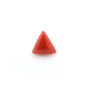 พลอยสีแดง 12.35 กะรัต รับรองโดย GIA รูปทรงวงรี พลอยสีเหลือง/เขียว คาลซิโดนี/ควอตซ์  ธรรมชาติ ขัดเงาด้วยความร้อน - Product Image 1