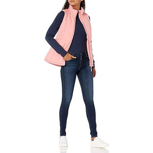 Chaleco acolchado personalizado de alto rendimiento de algodón directo de fábrica al por mayor para hombres y mujeres ropa de calle impermeable con logotipo - Product Image 3