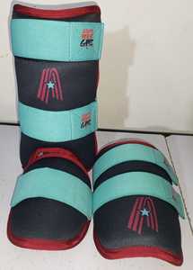 Protège-tibia en cuir personnalisé de sublimation OEM pour unisexe Design unique Protège-tibia de boxe noir Logo personnalisé - Product Image 6