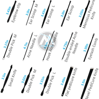 Ensemble de manucure professionnel MAQNSCO pour les soins des ongles, kit en acier inoxydable de 26 pièces avec anneaux colorés