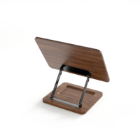 Vente en gros de supports de lecture ergonomiques et réglables en bois multifonctionnels et respectueux de l'environnement pour stylos et tablettes PC
