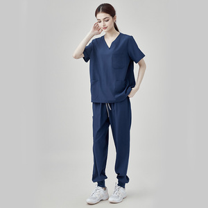 Hot Selling 100% Spandex/Polyester Men's <b>Scrubs</b> Suit Comfortable Stretch Medical Wear Designs Premium Quality <b>Scrub</b> <b>Sets</b> - Product Image 4