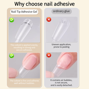 Colla per Unghie Finte con Logo Personalizzato, Etichetta Privata, Multifunzione, Lunga Durata, <span class=keywords><strong>Gel</strong></span> Adesivo per Estensione Unghie - Product Image 6