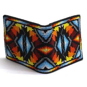 Tribal Handmade Seed Beads <b>Wallet</b> <b>with</b> <b>Zip</b> Closure Vibrant Color Seed Beads Handmade <b>Wallet</b> <b>with</b> Tassel - Product Image 2