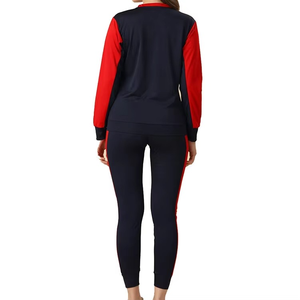 High Quality Casual Oversized Pullover <b>Women's</b> Tracksuits Custom Size Breathable Solid <b>Long</b> Jogging Suits for Autumn - Product Image 2