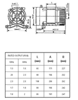 JLT POWER 2.8KW Générateurs à essence 220V Boîtes d'alternateur AVR Système de démarrage automatique 100% Fil de cuivre Léger pour refroidissement par air